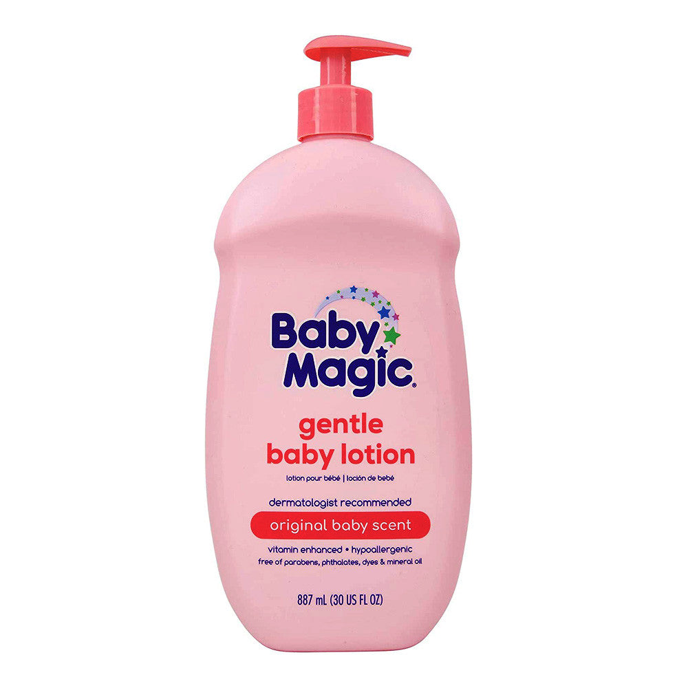 Baby Magic Gentle Baby Lotion with Vitamins and Aloe Original Baby Scent, 30 Oz